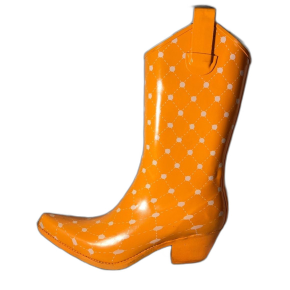 Chic Orange Women's Winter & Rain Boots - Picture 9 of 12